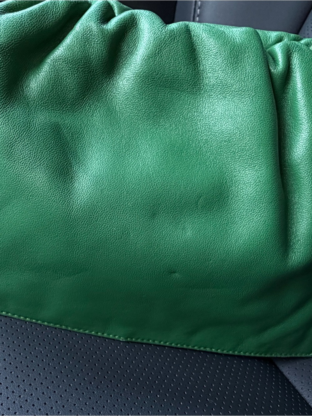 Rare Early Loewe Flamenco Tassel Mini Shoulder Bag Green Leather Archive - Picture 7 of 16